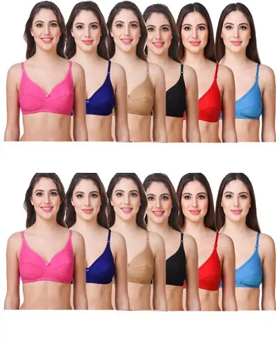 WOMEN PUSH-UP BRAS PACK OF 12