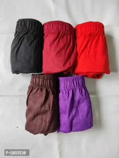 Women Solid Panty Pack of 5