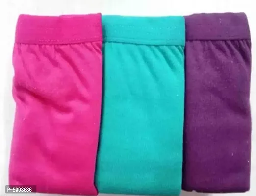 Women Solid Panty Pack of 3