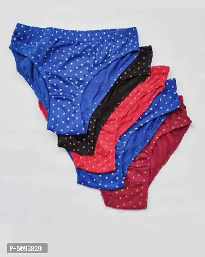 Women Printed Panty Pack of 5-thumb0