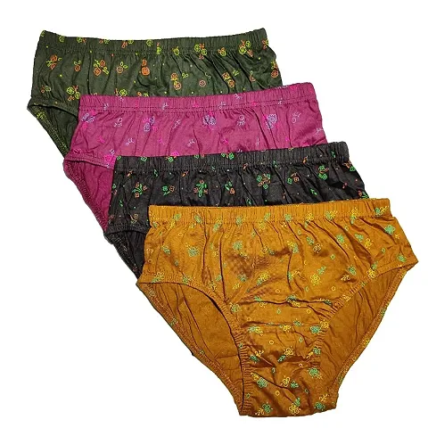 Cotton Printed Basic Panty Combo