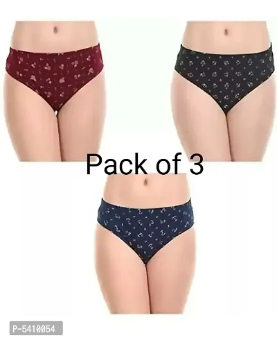 Buy Women Printed Panty Pack of 3 (Random Colour Will Be Send) Online In  India At Discounted Prices