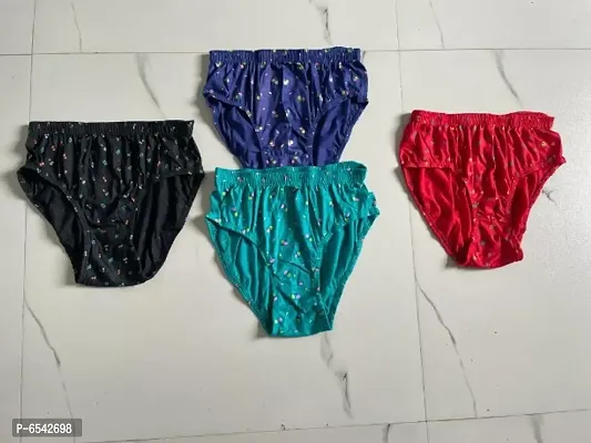 Women Printed Panty Pack of 4-thumb0