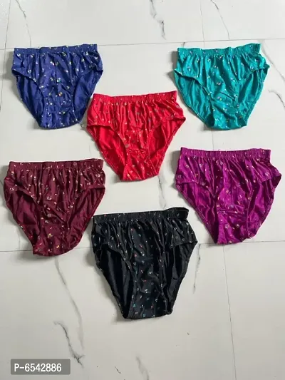 Women Printed Panty Pack of 6-thumb0