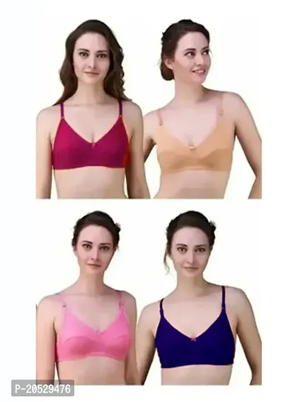 Women Non Padded Bra Pack Of 4