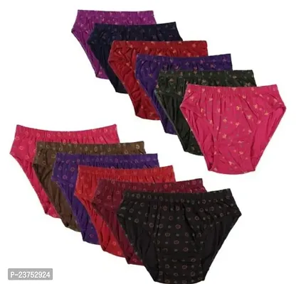 woman panty pack of 4 random colour