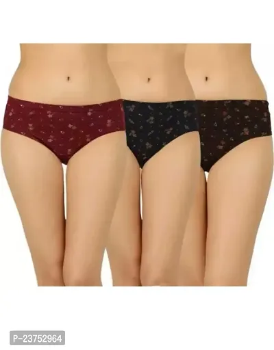 woman panty pack of 4 random colour