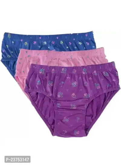 woman panty pack of 4 random colour