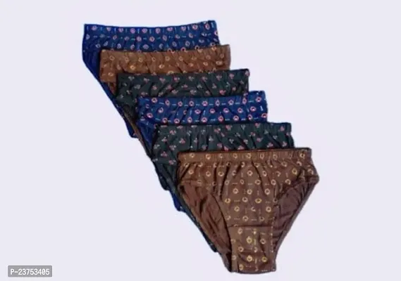 woman panty pack of 4 random colour