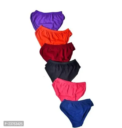 woman panty pack of 4 random colour