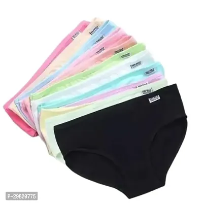 Comfortable Cotton Blend Women Panty Pack of 6-thumb0