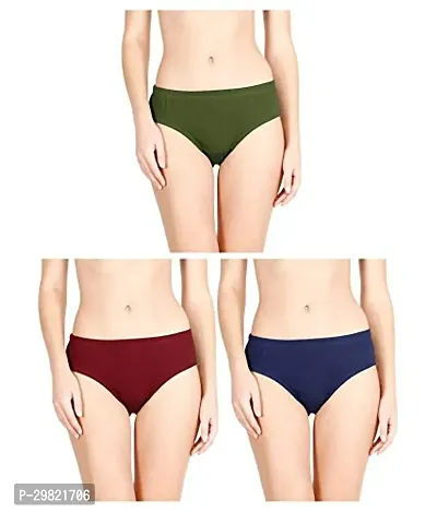 Comfortable Cotton Blend Women Panty Pack of 3