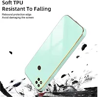 Flycase  Back Cover | Soft Silicone Electroplated 6D Chrome Flexible Bumper Back Cover Case For Redmi 10A / Redmi 9 / Redmi 9C / Redmi 9 Activ / Poco C31 (Lite Green)-thumb3