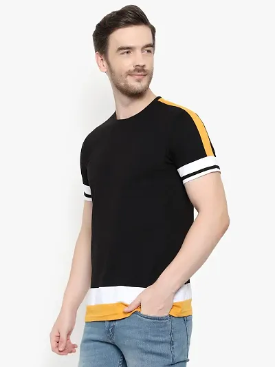 Reliable Colourblocked Tshirt For Men