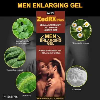 ZedRX Plus - Men Enlarging Gel (50g) - Erectile Dysfunction and Penis Enlargement Gel - New Advanced Formula !-thumb5