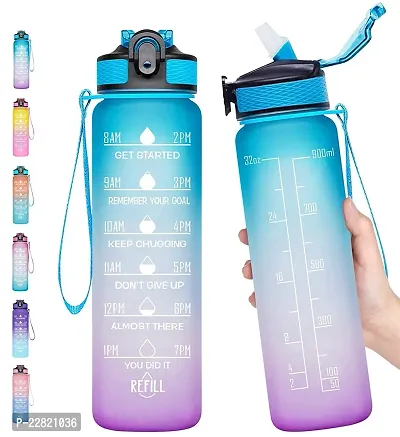 Rainbow Bottle 1 Liter Naturally Simple Unbreakable Silicone Water Bottle 1 Litres