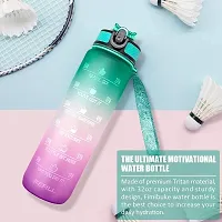 Rainbow Bottle 1 Liter Naturally Simple Unbreakable Silicone Water Bottle 1 Litres-thumb3