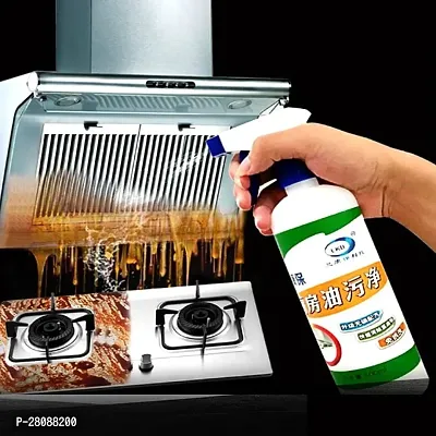 Kitchen Cleaner Spray Oil  Grease Stain Remover Stove  Chimney Cleaner Spray Non-Flammable Nontoxic Magic Degreaser Spray For Kitchen Gas Stove Cleaning Spray For Grill  Exhaust Fan-thumb0