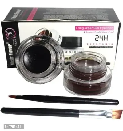 Music Flower Gel Eyeliner Black  Brown-thumb0