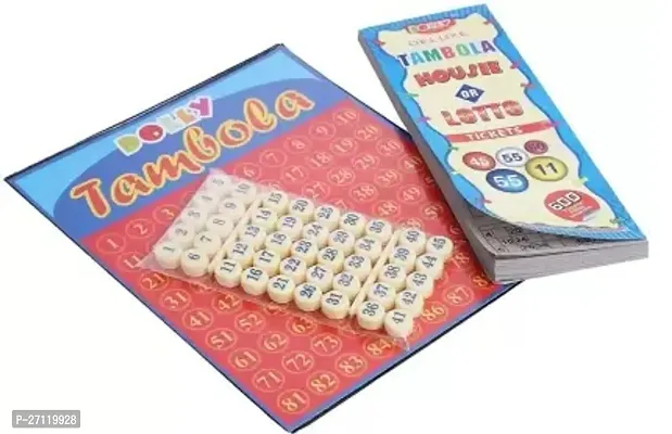 Stylish Carboard Multicoloured Sterling Classic Game Set - Tambola Cartoon-thumb0