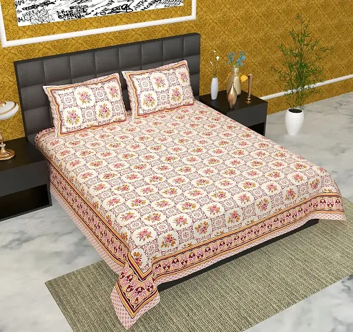 Printed Cotton Double Bedsheets Vol 1