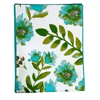 Bilberry Furnishing By Preeti Grover Shades of Green Summer Floral Multicolour Cotton Table Runner Easily Fits on 4, 6 Seater Designed-thumb1