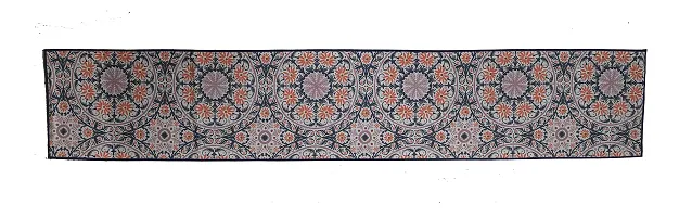 Bilberry Furnishing By Preeti Grover 100% Cotton Multicolor Floral Printed Table Runner (TR_02), Perfect for Gifting and upgrading Your Home d?cor-thumb1