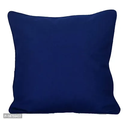 Bilberry Furnishing By Preeti Grover Cotton Piece Decorative Plain Cushion Cover (16 x 16 Inch, Perfect for Gifting and upgrading Your Home d?cor-thumb0