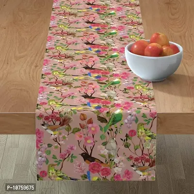 Bilberry Furnishing by Preeti Grover Cotton 250TC Standard Table Runner (Multicolour)