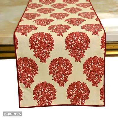 Bilberry Furnishing By Preeti Grover 100% Cotton Multicolor Printed Table Runner I Perfect for Gifting and Upgrading Your Home Decor ( Size - 14 X 72 Inches)-thumb2