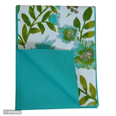 Bilberry Furnishing By Preeti Grover Shades of Green Summer Floral Multicolour Cotton Table Runner Easily Fits on 4, 6 Seater Designed-thumb3