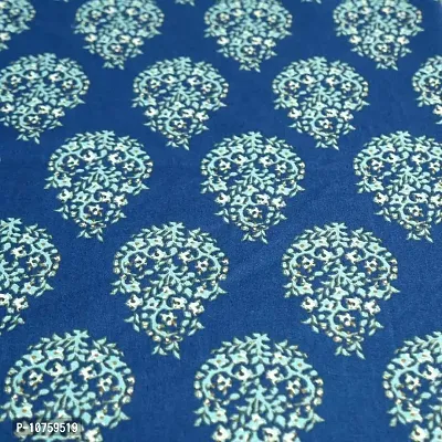 Bilberry Furnishing By Preeti Grover Blue Paisley Printed Cotton Table Mat?for 6 Seater (Mat_101) Pack of 6-thumb4