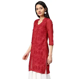 Saadgi Women's Cotton Regular Kurta-thumb3