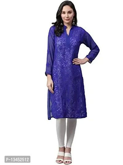 Saadgi Chikankari Handwork Kurta-thumb0