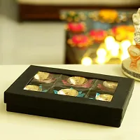 Decor Beautiful Handcrafted Lotus Shape Akhand Diya/ Puja Deepak/ Oil lamp ( Set Of 6 )- With Gift Box Diwali Gifting-thumb3