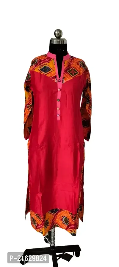 Stylish Red Women Kurti-thumb0