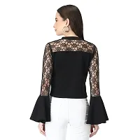 Net sleeve top for women-thumb1