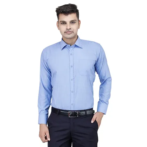 Cotton Solid Formal Shirts For Men