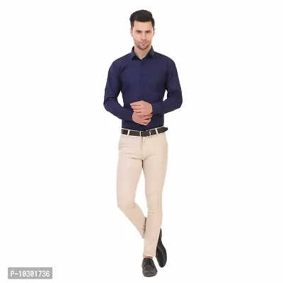 Stylish Men Cotton Blend Long Sleeves Shirt-thumb3