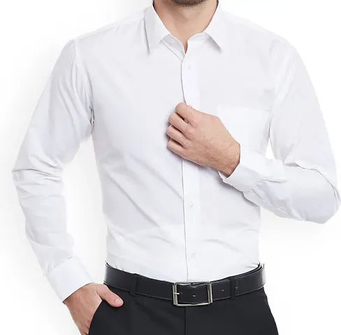 X20 Mens Cool Classic Fit Formal Plain Shirt