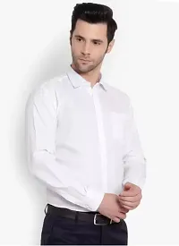 Stylish Men Cotton Blend Long Sleeves Shirt-thumb2