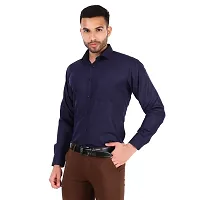 Stylish Fancy Cotton Solid Long Sleeves Casual Shirts For Men-thumb4