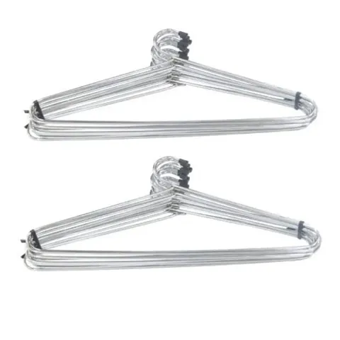 Aenon Steel Cloth Hanger Space Saving Non Slip Stainless Steel Metal Hanger for Shirts (Pack of 24)