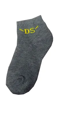 Unisex Cotton Premium Low Cut Ankle Socks/Shoe Liner Socks/Loafer Socks With Anti Slip Silicon Grip Combo (9)-thumb3