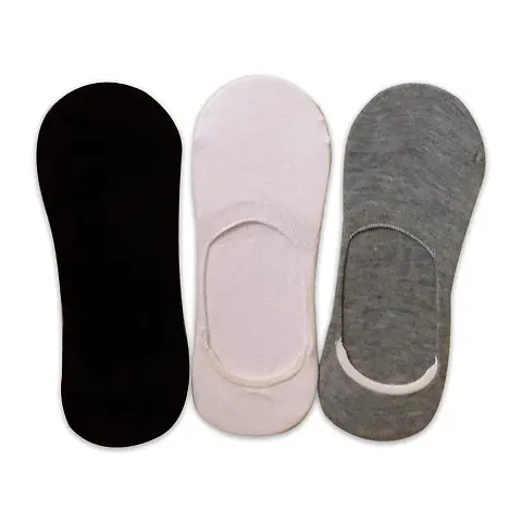 Unisex Cotton Premium Low Cut Ankle Socks/Shoe Liner Socks/Loafer Socks With Anti Slip Silicon Grip Combo (9)