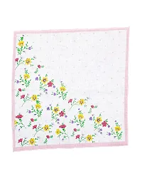 B.H Women's Cotton Printed Handkerchief (Multicolour) -Pack of 12-thumb2