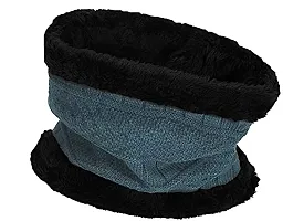 FETE PROPZ Unisex Woolen Beanie Cap Plus Muffler Scarf Set for Men Women Girl Boy - Warm, Snow Proof(Color May Vary -20 Degree Temperature)-thumb2