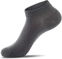 Aenon Fashion Unisex Cotton Footie Shoe Liner Socks/Loafer Socks Non-Slip Low Cut Ankle Socks With Anti Slip Silicon Grip Combo (Pack Of 6, Free Size Multicolor) (Multi3)-thumb2