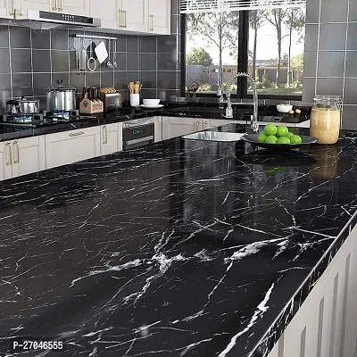 Black Marble Sticker For Kitchen Countertops Waterproof  (60*200 Cm)-thumb2