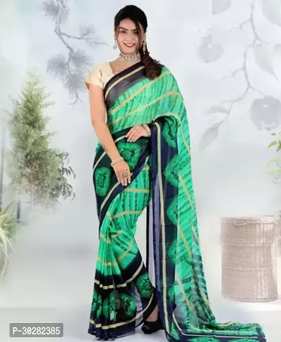 Trendy Georgette Fancy Saree For Women-thumb0